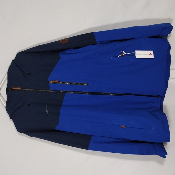 NWT Obermeyer Men's Two-Tone Blue Stellar Chandler Shell Jacket Size XL